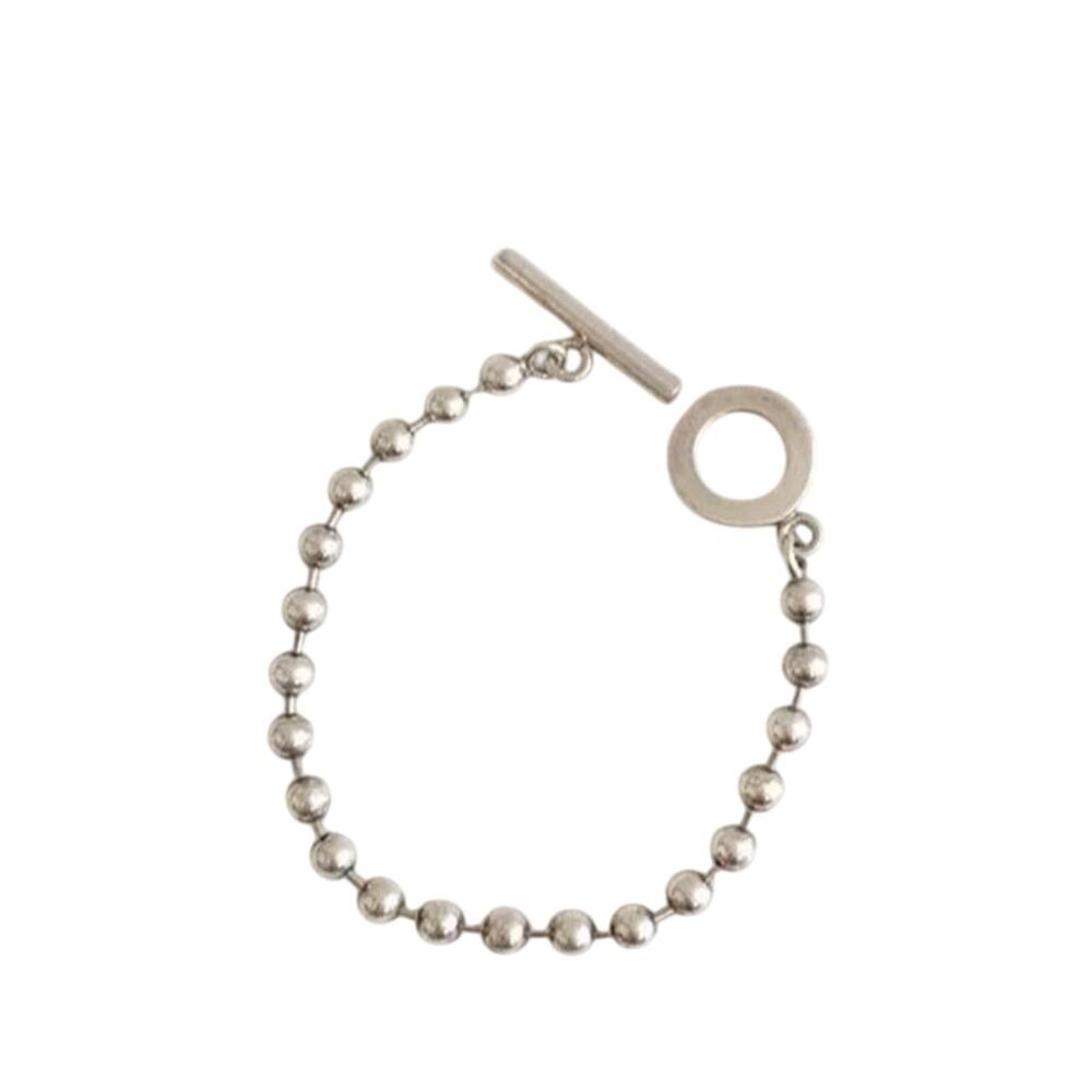 GUCCI Sterling Silver Ball Chain Bracelet Silver 925 W/Box - Picture 2 of 4